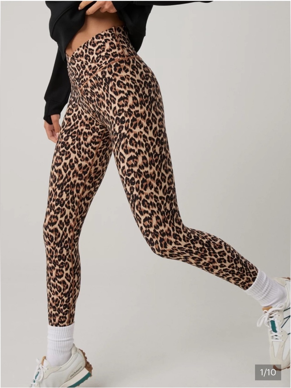 NWT Aerie Leopard Print High-Rise Leggings - Tan & Black Sizes XS & S